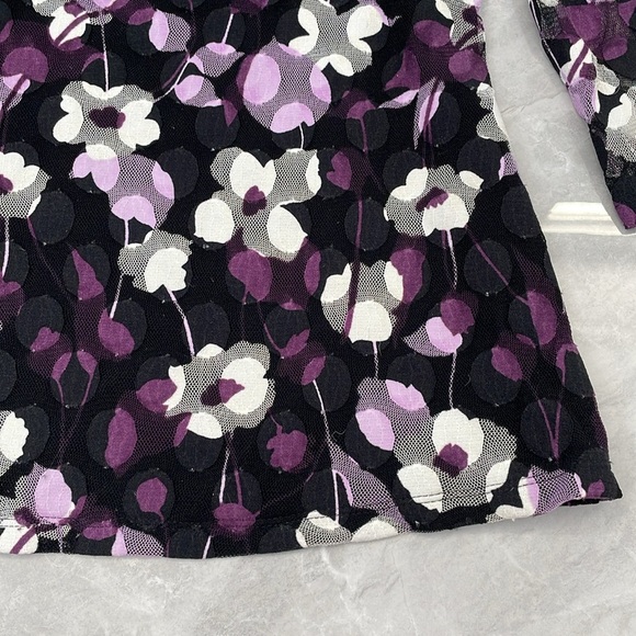 Women's INC International Concepts Floral Lace 3/4th Sleeve Top XL - Picture 7 of 16